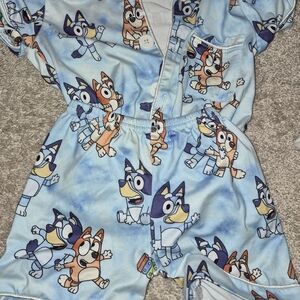 Bluey Kids Pajama Set - Blue